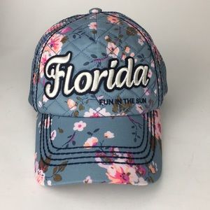 Robin Ruth Florida Floral Adjustable Cap